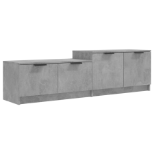 vidaXL betonszürke szerelt fa TV-szekrény 158,5x36x45 cm (811488) bútor