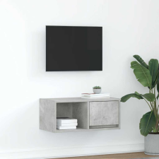 vidaXL betonszürke szerelt fa TV-szekrény 60x31x25,5 cm bútor