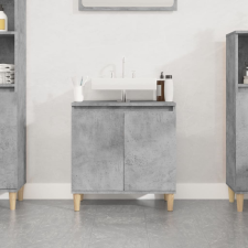 vidaXL betonszürke színű szerelt fa mosdószekrény 58x33x60 cm fürdőszoba bútor