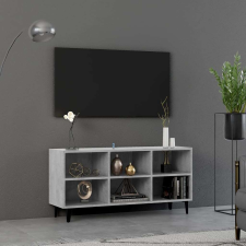 vidaXL betonszürke TV-szekrény fémlábakkal 103,5 x 30 x 50 cm bútor