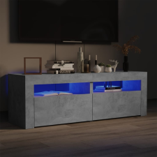 vidaXL betonszürke TV-szekrény LED-lámpákkal 120 x 35 x 40 cm bútor