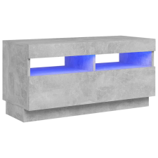 vidaXL betonszürke TV-szekrény LED-lámpákkal 80 x 35 x 40 cm (804449) bútor