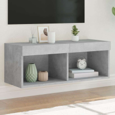 vidaXL betonszürke TV-szekrény LED-világítással 80 x 30 x 30 cm bútor