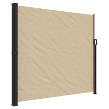 vidaXL bézs behúzható oldalsó napellenző 180 x 600 cm kerti bútor