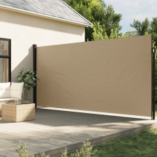 vidaXL bézs behúzható oldalsó napellenző 220 x 600 cm kerti bútor