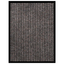 vidaXL bézs csíkos lábtörlő 40 x 60 cm lakástextília