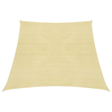 vidaXL bézs HDPE napvitorla 160 g/m² 4/5 x 3 m kerti bútor