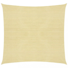 vidaXL Bézs HDPE napvitorla 160 g/m² 5 x 5 m kerti bútor