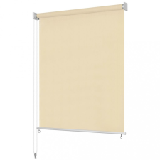 vidaXL Bézs kültéri sötétítő roló 140 x 230 cm redőny
