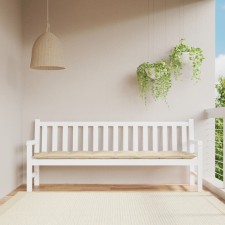 vidaXL Bézs oxford szövet kerti padpárna 200 x 50 x 7 cm lakástextília