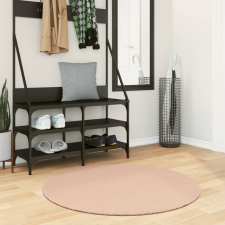 vidaXL blush színű rövid szálú puha és mosható szőnyeg Ø 100 cm lakástextília