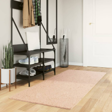 vidaXL blush színű rövid szálú puha és mosható szőnyeg 80x200 cm lakástextília