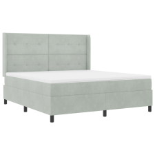 vidaXL Bonellrugós Ágy Matrac Most Szürke 180x200 cm Bársonyos (3342020) ágy és ágykellék
