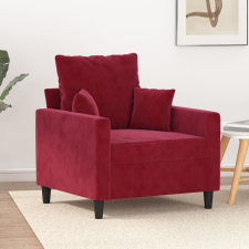 vidaXL bordó bársony kanapéfotel 60 cm bútor