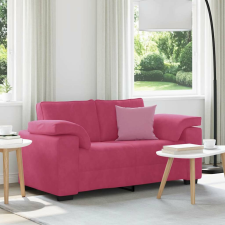 vidaXL bordó bársony loveseat kanapé 120 cm bútor