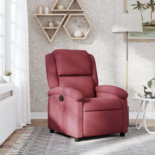 vidaXL bordó dönthető szövet fotel bútor