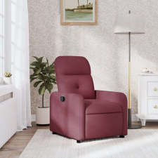 vidaXL bordó dönthető szövet fotel bútor