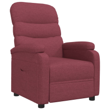 vidaXL bordó dönthető szövet fotel (344893) bútor