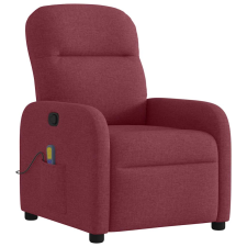 vidaXL bordó dönthető szövet masszázsfotel (4015535) masszázsfotel