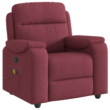 vidaXL bordó dönthető szövet masszázsfotel (4015693) masszázsfotel
