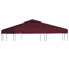 vidaXL Bordó kétszintes pavilon tetőponyva 310 g/m², 3 x 3 m barkácsgép tartozék