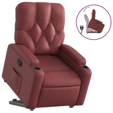 vidaXL bordó műbőr álló dönthetőfotel (3204776) bútor