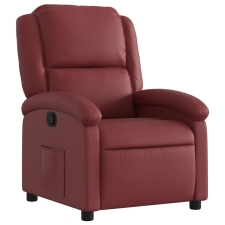 vidaXL bordó műbőr dönthető fotel (371779) bútor