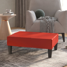 vidaXL bordó műbőr lábzsámoly 78 x 56 x 32 cm bútor