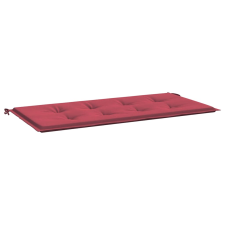 vidaXL bordó oxford szövet kerti padpárna 120x50x4 cm (314080) lakástextília