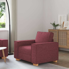vidaXL bordó színű szövet kanapéfotel 60 cm bútor