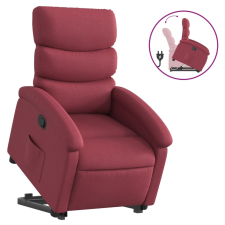 vidaXL bordó szövet felállást segítő dönthető fotel (3203981) bútor