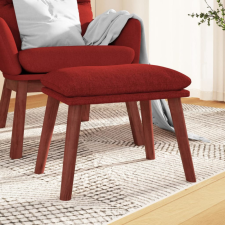 vidaXL bordó szövet lábzsámoly 45 x 29,5 x 35 cm bútor