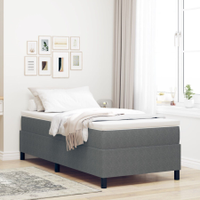vidaXL Box Spring Ágy Matraccal Világosszürke 80x200 cm Kordbársony ágy és ágykellék