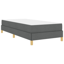vidaXL Boxrugós ágy Taupe, Barna 100 x 200 cm Szövet, Mérnöki Fa (3398543) ágy és ágykellék