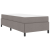 vidaXL Boxrugós ágy Taupe, Fekete 100 x 200 cm Szövet, Mérnöki Fa (3398840)