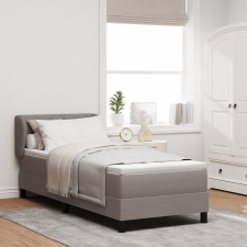 vidaXL Boxspring Ágy Matrac 80x200 cm Taupe Szövet ágy és ágykellék