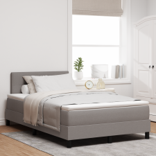 vidaXL Boxspring Ágy Matrac Kávébarna 120x200 cm Szövet ágy és ágykellék