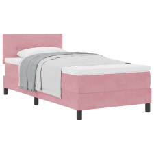 vidaXL Boxspring Ágy Matrac Színes 100x200 cm Bársony (3339157) ágy és ágykellék