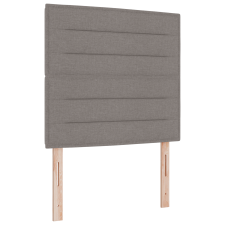 vidaXL Boxspring Ágy Matraccal és LED-del Taupe 90x200 cm Szövet (3342995) ágy és ágykellék