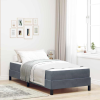 vidaXL Boxspring ágy matraccal Sötétszürke 80 x 200 cm Bársony