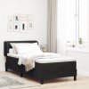 vidaXL Boxspring Ágy Matracot Tettük Fekete 90x200 cm Bársonyból
