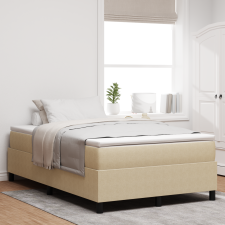 vidaXL Boxspring Ágy Világosszürke Zöld 120x200 cm Kordbársony ágy és ágykellék