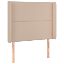 vidaXL cappuccino műbőr fejtámla szárnyakkal 103x16x118/128 cm (3119529) ágy és ágykellék
