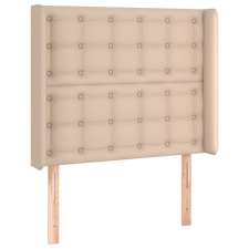 vidaXL cappuccino műbőr fejtámla szárnyakkal 103x16x118/128 cm (3119669) ágy és ágykellék