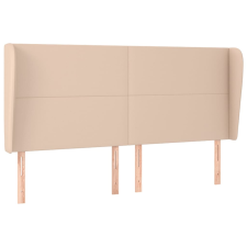 vidaXL cappuccino műbőr fejtámla szárnyakkal 183x23x118/128 cm (3117783) ágy és ágykellék
