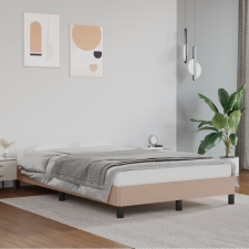 vidaXL cappuccino színű műbőr ágykeret 120 x 200 cm ágy és ágykellék