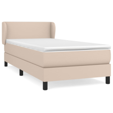 vidaXL cappuccino színű műbőr rugós ágy matraccal 100 x 200 cm (3127180) ágy és ágykellék