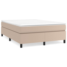 vidaXL cappuccino színű műbőr rugós ágy matraccal 140 x 200 cm (3144613) ágy és ágykellék