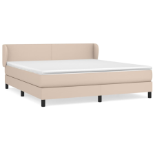vidaXL cappuccino színű műbőr rugós ágy matraccal 160 x 200 cm (3127204) ágy és ágykellék