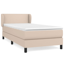 vidaXL cappuccino színű műbőr rugós ágy matraccal 80 x 200 cm (3127222) ágy és ágykellék